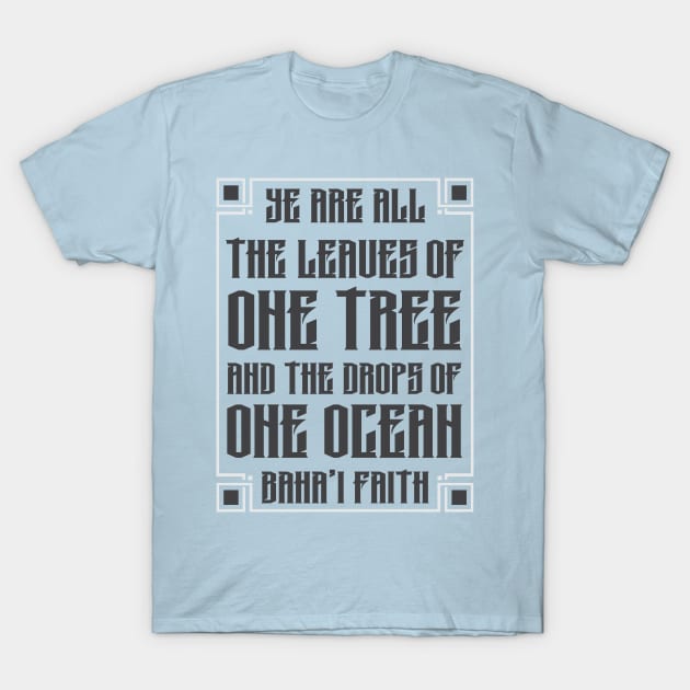 We are the Leaves of ONE Tree T-Shirt by irfankokabi